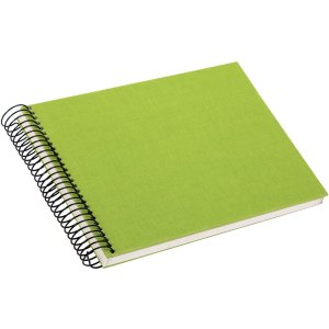 Goldbuch Spiralalbum Bella Vista grün 25x17 cm Leineneinband 40 Seiten
