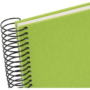 Goldbuch Spiralalbum Bella Vista grün 25x17 cm Leineneinband 40 Seiten