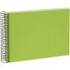 Goldbuch Spiralalbum Bella Vista grün 25x17 cm Leineneinband 40 Seiten