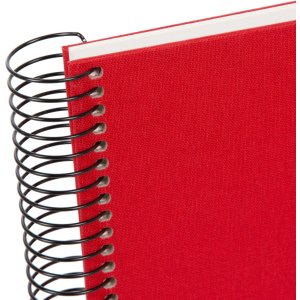 Goldbuch Spiralalbum Bella Vista rot 25x17cm 40 Seiten Leinen ohne Pergamin