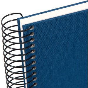Goldbuch Spiralalbum Bella Vista Blau 25x17 cm Leineneinband 40 Seiten