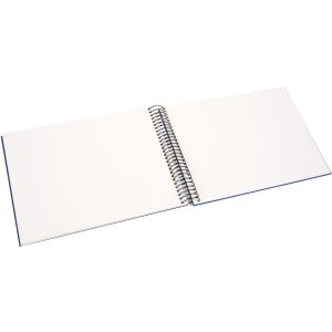 Goldbuch Spiralalbum Bella Vista Blau 25x17 cm Leineneinband 40 Seiten