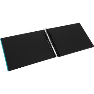 Goldbuch Spiralalbum Bella Vista türkis 25x17 cm 40 schwarze Seiten