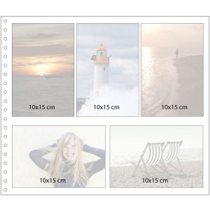 Goldbuch Spiralalbum Bella Vista schwarz 35x30 cm 40 weiße Seiten