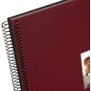 Goldbuch Spiralalbum Bella Vista bordeaux 35x30 cm 40 schwarze Seiten