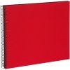 Goldbuch Spiralalbum Bella Vista rot 35x30 cm 40 schwarze Seiten Leineneinband