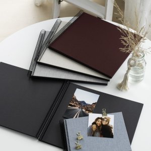 Goldbuch Spiralalbum Bella Vista bordeaux 35x30 cm 40 schwarze Seiten