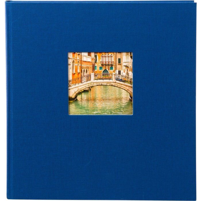 Goldbuch Fotoalbum Bella Vista blau 30x31 cm 60 weiße Seiten