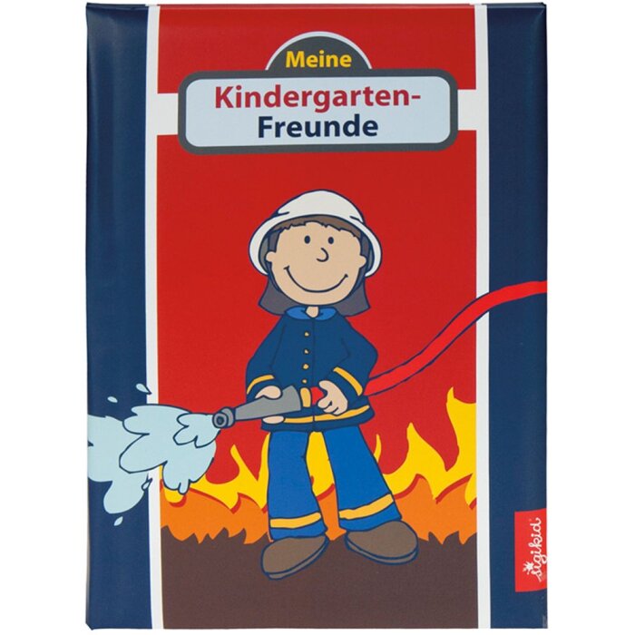 Goldbuch Freundebuch Kindergarten Frido Firefighter 15x21 cm 72 Seiten