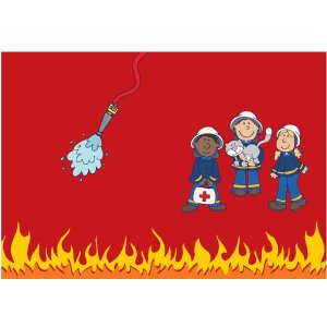 Goldbuch Freundebuch Kindergarten Frido Firefighter 15x21...
