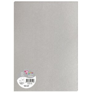 Clairefontaine Pollen 5 Bögen DIN A4 120 g Silber