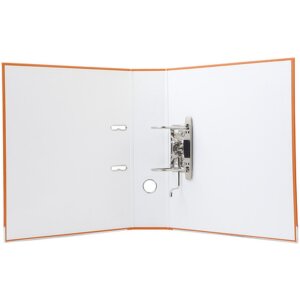 Ordner aus PP mit 2 Ringen, Rücken 80mm, DIN A4 Überbreite Orange