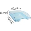 Exacompta 113236D Briefablage COMBO 2 Classic türkis transparent glossy