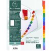 Exacompta Register DIN A4 mit 12 Taben, Farbe: Schwarz, Größe: A4