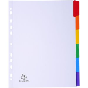 Exacompta Register DIN A4 mit 6 Taben, Manila,...