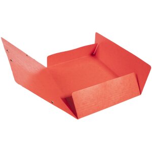 Exacompta Sammelmappe A4+ Scotten 3 Klappen Rot 35mm Rücken Maxi Capacity