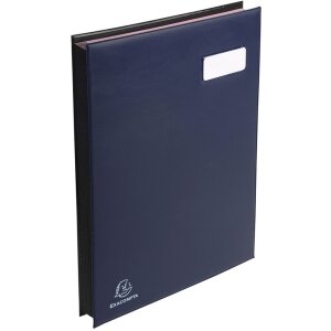 Exacompta Unterschriftenmappe 654729E 24 Fächer blau