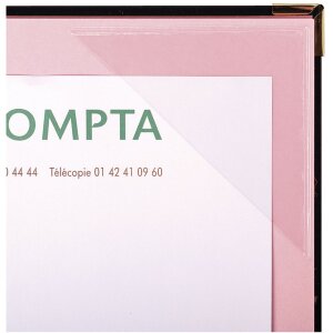 Exacompta Unterschriftenmappe 654765E 24 Fächer schwarz