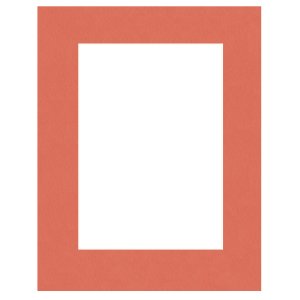 HNFD Passepartout 50x70 mit 40x50 Ausschnitt mandarin...