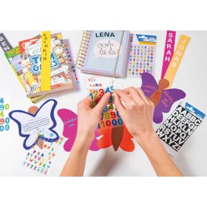 HERMA MAGIC Buchstaben glittery für kreative Gestaltung und Geschenkdekoration