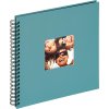 Walther Spiralalbum Fun petrolgrün 30x30 cm 50 schwarze Seiten