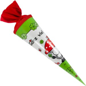 Goldbuch Geschwisterschultüte Ganz viel Glück 35 cm rot