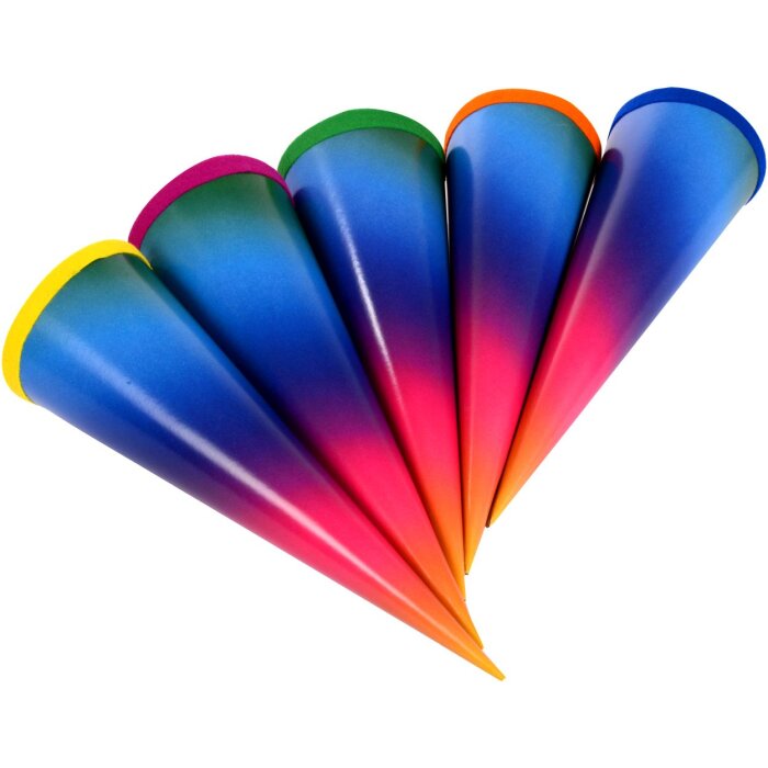 Goldbuch Regenbogen Schultüte 35 cm farbenfroh bunt