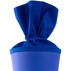 Goldbuch Schultüte blau 70 cm rund Buntkarton Filz