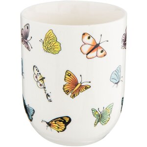 Keramik Becher SCHMETTERLING 6x8 cm