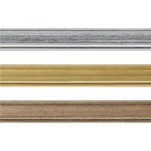 Walther Bilderrahmen Lounge gold 21x29,7 cm A4 Holzoptik