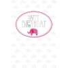 Artebene Karte Birthday Elefant in Farbe und Größe wie angegeben