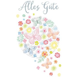 ARTEBENE Geburtstagskarte Alles Gute Blüten mit...