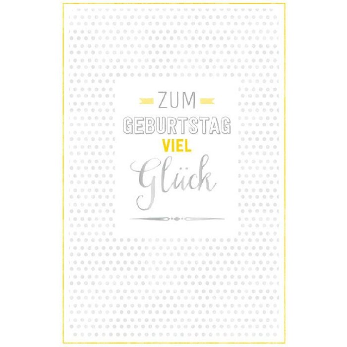 ARTEBENE Geburtstag Finest Karte mit Umschlag