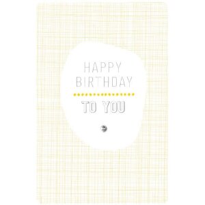 ARTEBENE Karte Birthday Finest, Farbe: Weiß,...