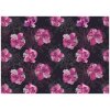 Goldbuch MIDNIGHT Geschenkpapier 50x70 cm pink Rosen auf schwarz