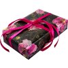 Goldbuch MIDNIGHT Geschenkpapier 50x70 cm pink Rosen auf schwarz