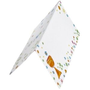 Goldbuch Tischkarte neutral 6 Stück Kelchmotiv...