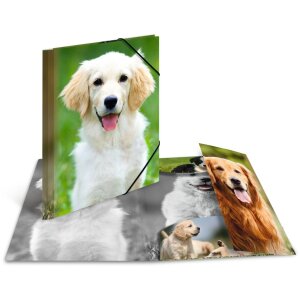 HERMA Postmappe DIN A4 mit Gummizug Hund