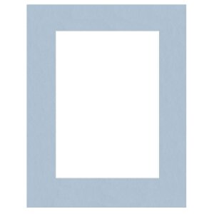 HNFD Passepartout nach Maß Celeste himmelblau pastell