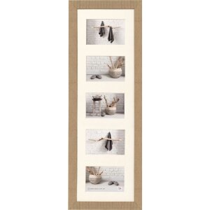 Walther Galerierahmen Home 5 Fotos 10x15 cm beigebraun