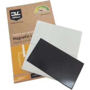 3 Stück magnetisches Sichtfenster mit Bogen 35x102mm