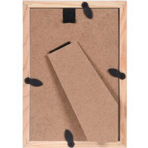 Holzrahmen Umbria 10x15 cm schwarz
