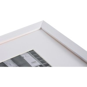 Henzo Holzrahmen Umbria weiß 24x30 cm mit Passepartout 18x24 cm