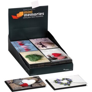 Walther Einsteckalbum Minialbum Hearts 40 Fotos 13x18 cm...