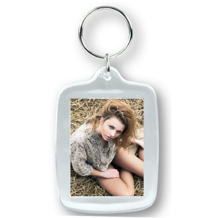 HNFD inel cheie acrilic 3x4 cm cu inel cheie pentru o fotografie