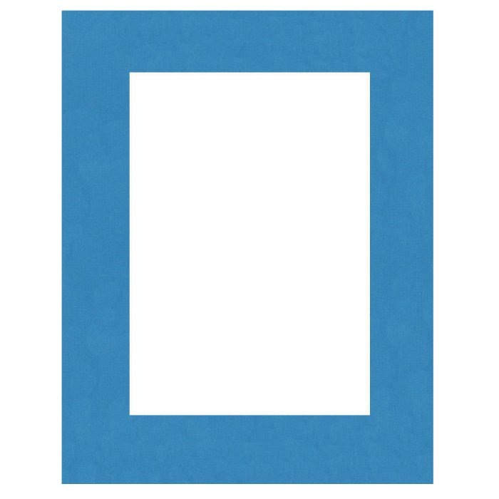 Passepartout 18x24 cm - 11x17 cm Blu Ortensia