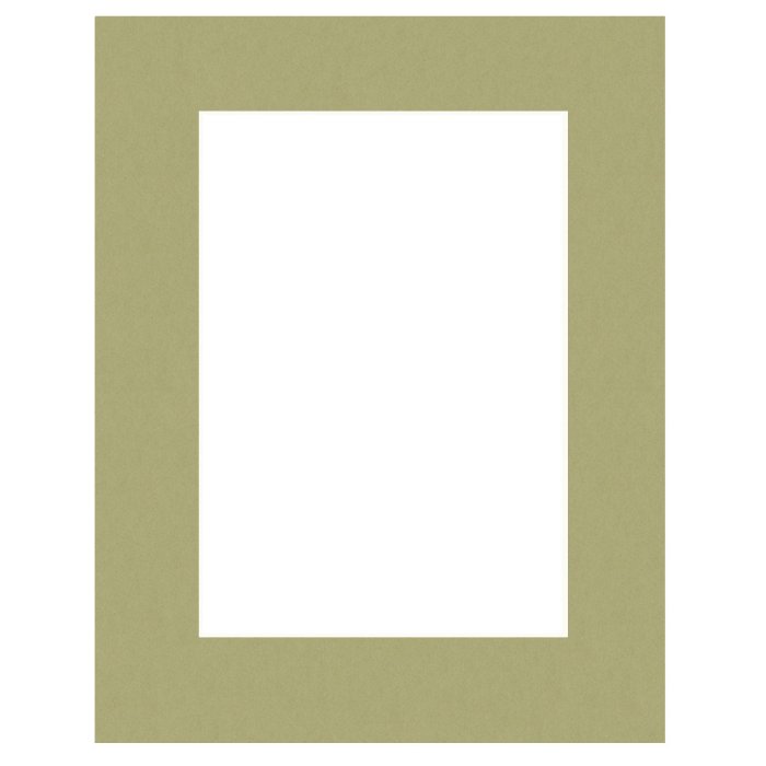 Passepartout 20x28 cm - 13x18 cm Verde Alga