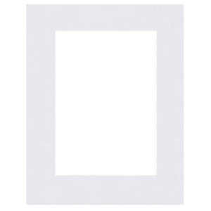 Passepartout 28x35 cm - 18x24 cm Bianco Artico