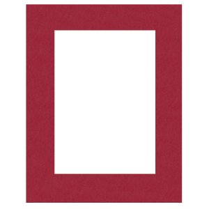 Passepartout 29,7x42 cm - 20x30 cm Rosso Cardinale