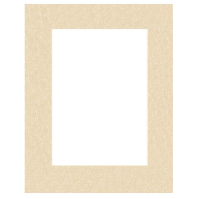 Passepartout 29,7x42 cm - 20x30 cm Perg Avorio Antico